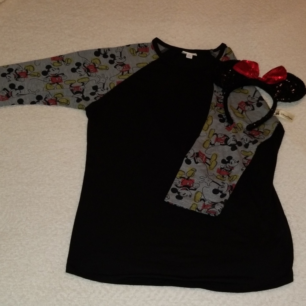 Mickey Randy Shirt and Minnie Mouse Ears